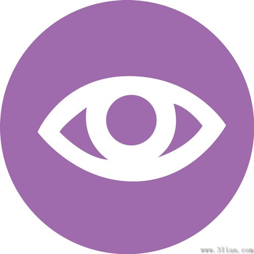 Lila Augensymbol