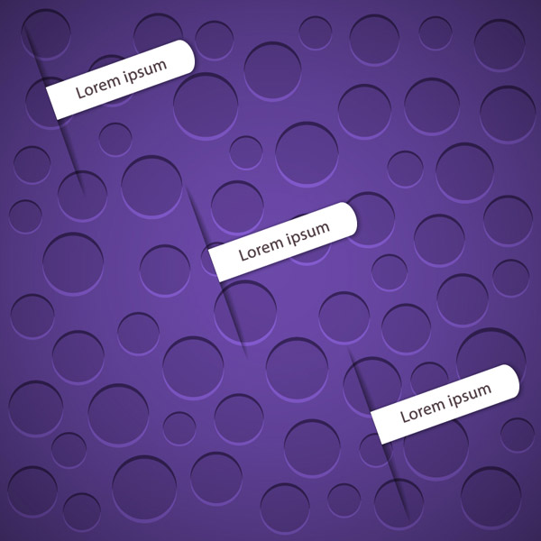 Purple Label Dots Background