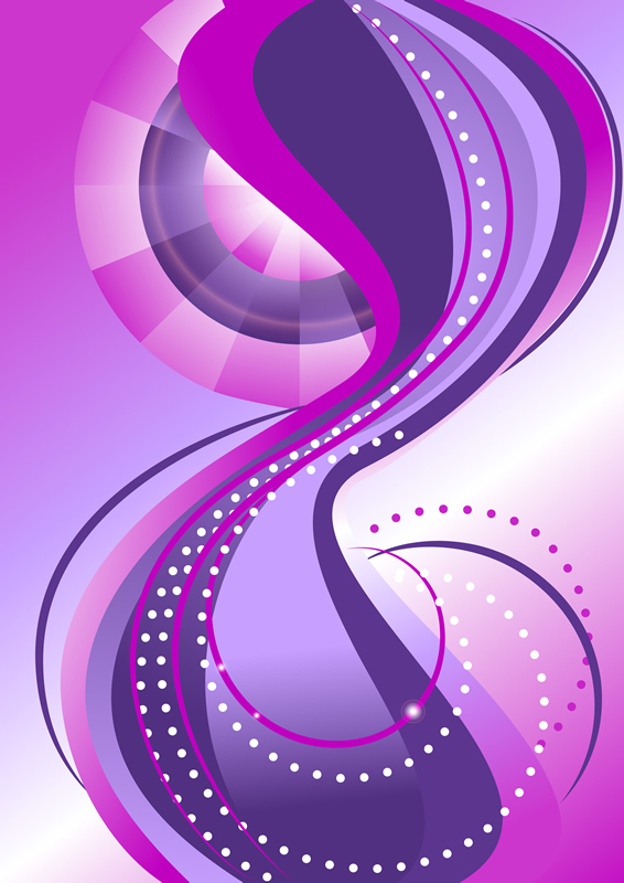 Purple M Wave Background