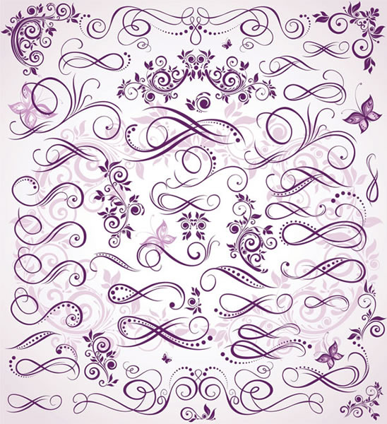 patrón púrpura