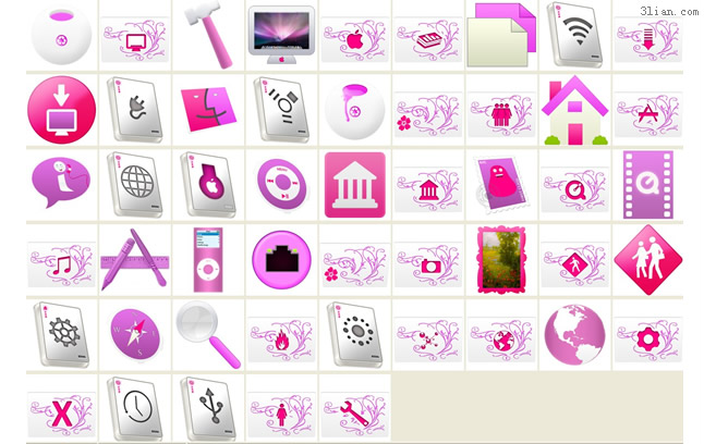 lila gemusterte Desktopsymbol png