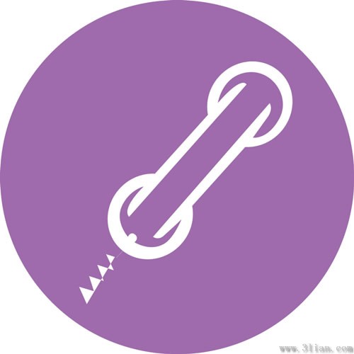 Purple Phone Icon