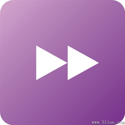 Purple Player Fast Forward Icon