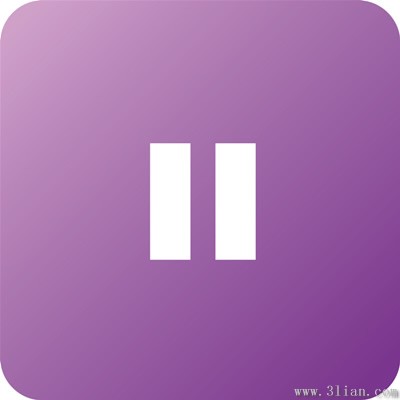 icono de pausa player púrpura