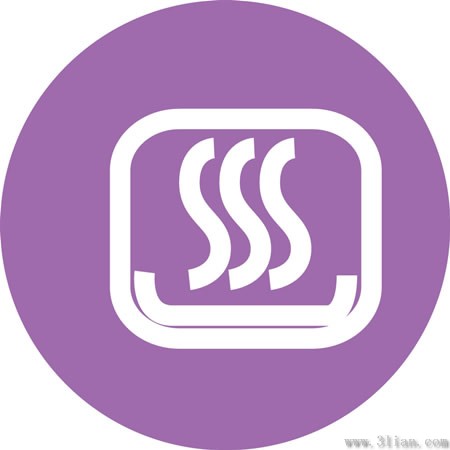 ungu ikon kecil bahan