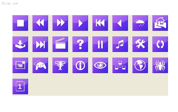 Purple Small Page Icon