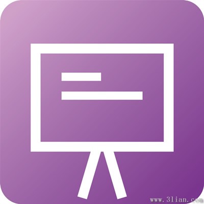 紫のワードパッドのアイコン