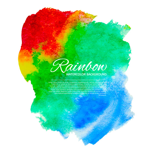 Rainbow Watercolor Backgrounds