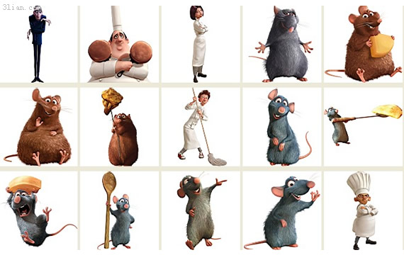 ícones de rata série png