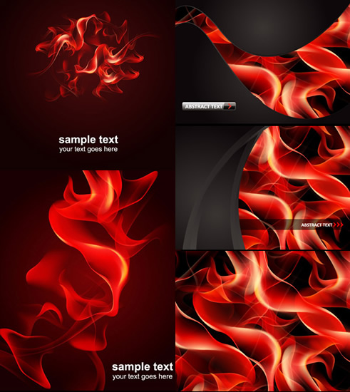 Red Smoke Flame
