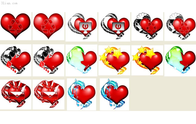 série estrela vermelha dos ícones do desktop de computador