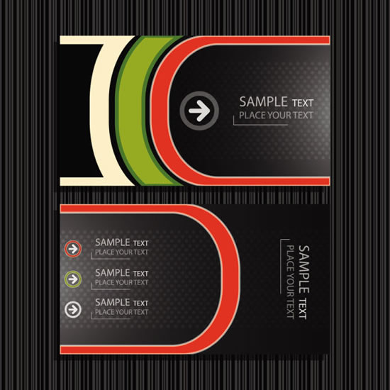 Refined Business Card Template Background Lines