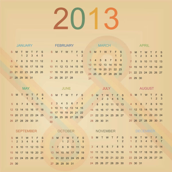 Gaya Retro kalender