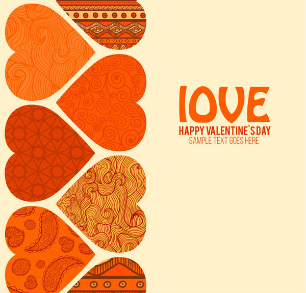 Retro Valentine s Day Liebe Hintergrund