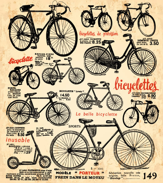 bicicleta vintage retrô