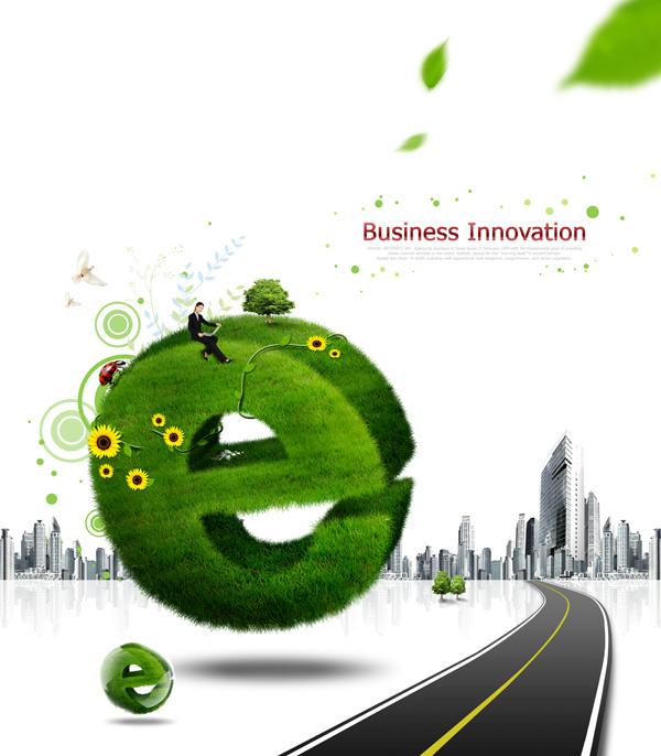 Road E Business Psd Layered Material