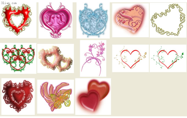 Romantic Heart Png Icons