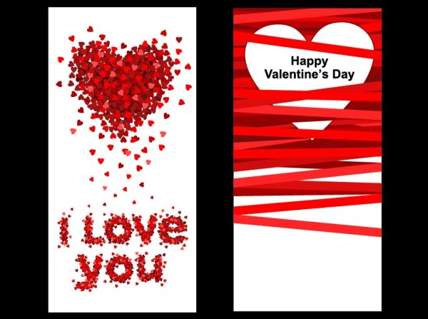 ロマンチックなバレンタイン カード
