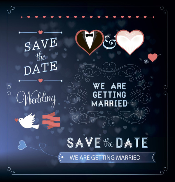 tarjetas de felicitación de boda boda romántica