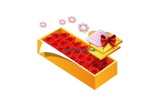 Роза Подарочная коробка