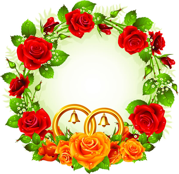 vòng hoa cưới hoa hồng