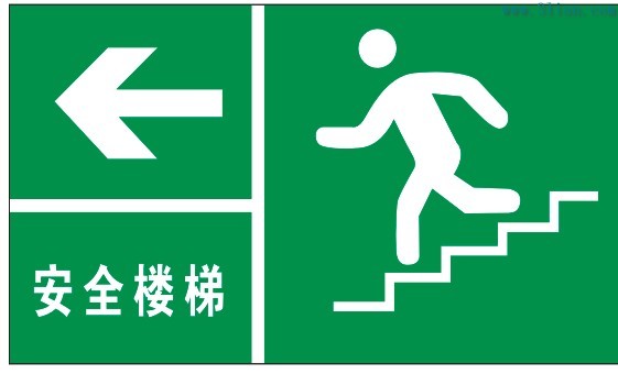 Safety Stairs Signs