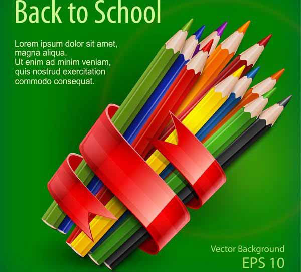 Schools Back To School Crayon Picture