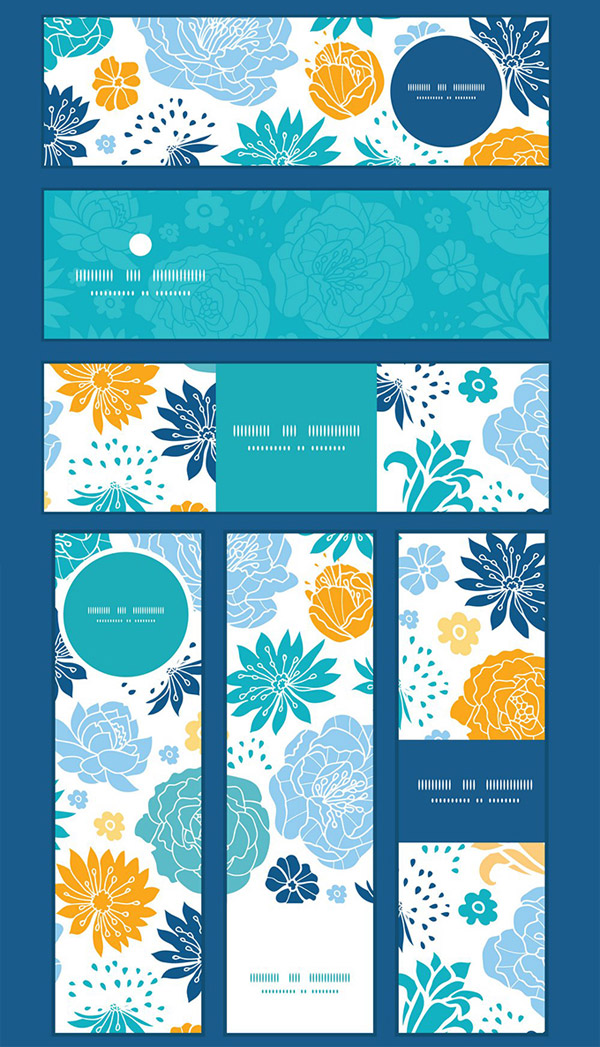 Shading Pattern Business Cards