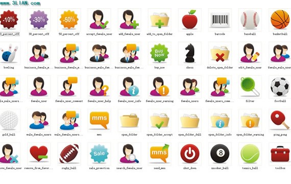 Shopping Website PNG-icons