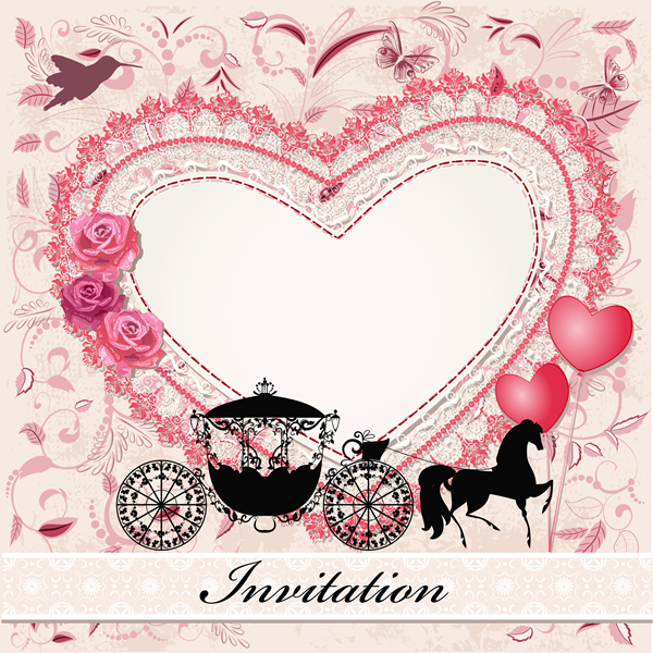 シルエットのロマンチックな結婚式の馬車