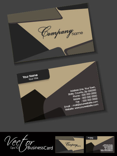 Simple And Fashionable Business Card Design