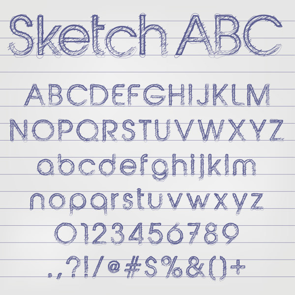 Sketch Letter Design