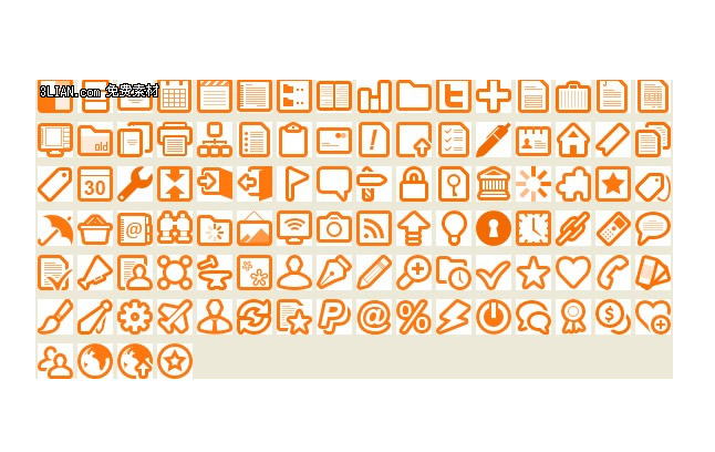 Small Decorative Utility Web Page Icons