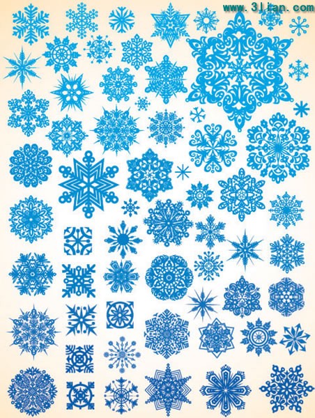 Snowflake Background Material