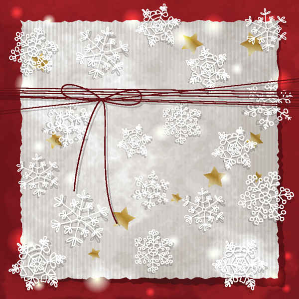 Snowflake Silk Background