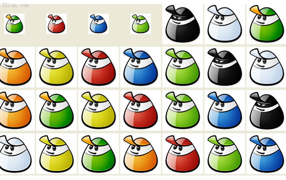Snowman Series Png Icons