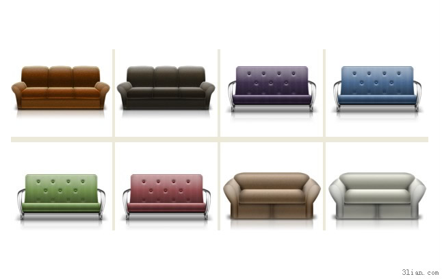 ícones png de sofá