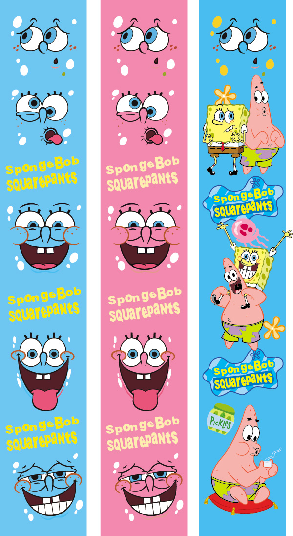 spongebob squarepants periklanan desain