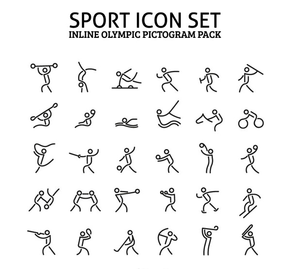 sports d'icône design