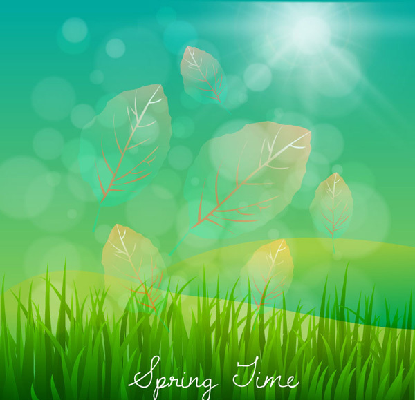 Frühlingsgrün Hintergrund