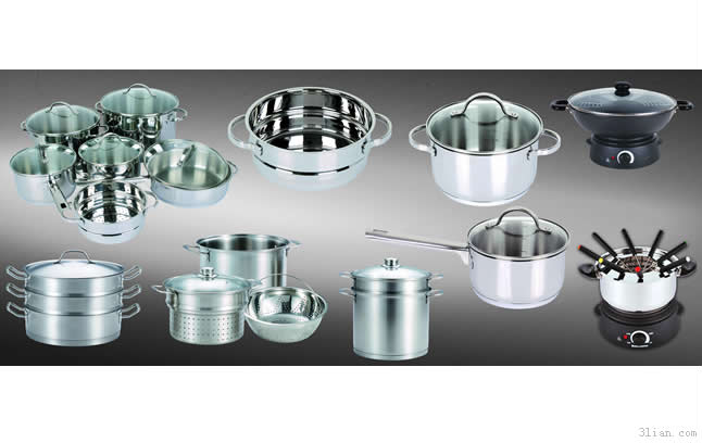 Stainless Steel Pot Psd Material
