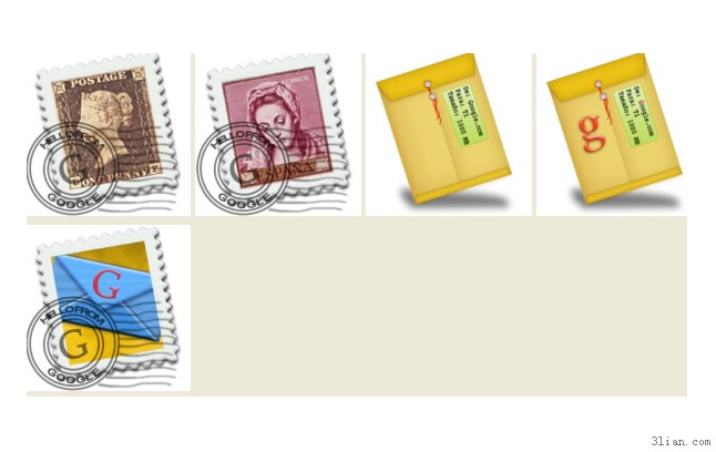 Briefmarken PNG-icons