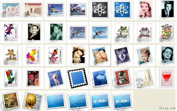 Briefmarken PNG-icons