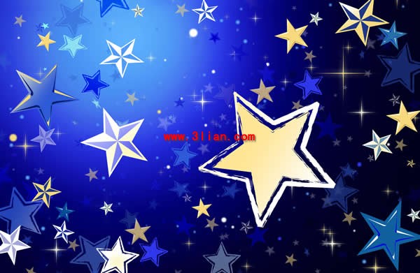 blaue Sternenhimmel Hintergrund