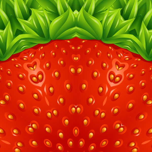 arrière-plans de fraises