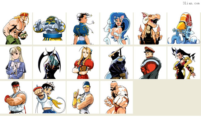 Street Fighter Spiele Menschen PNG-icons