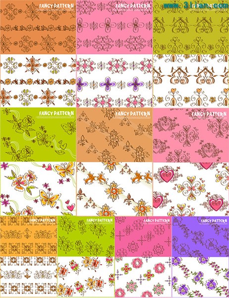세련 된 꽃 패턴
