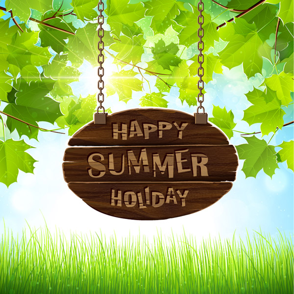 Summer Leaves And Sunshine Backgrounds