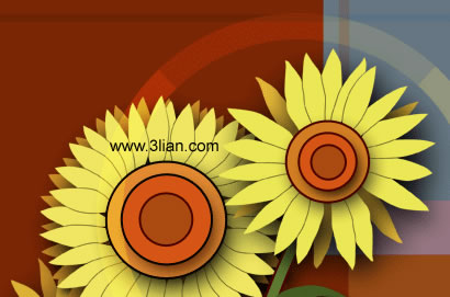 Sonnenblume Psd layered material