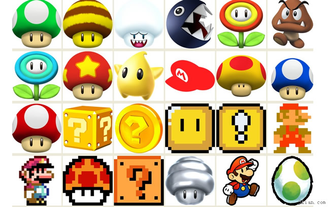 Super Mario Icons Png